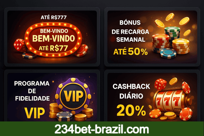 Baú de bônus Cassino 234BET prêmios e recompensas