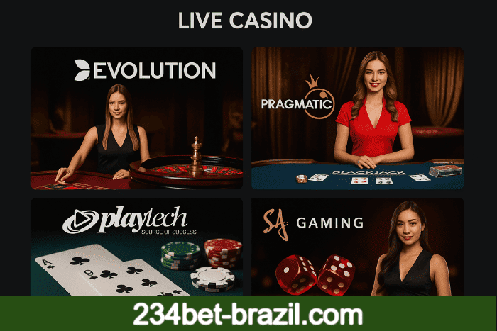 Live Casino 234BET bônus e prêmios incríveis
