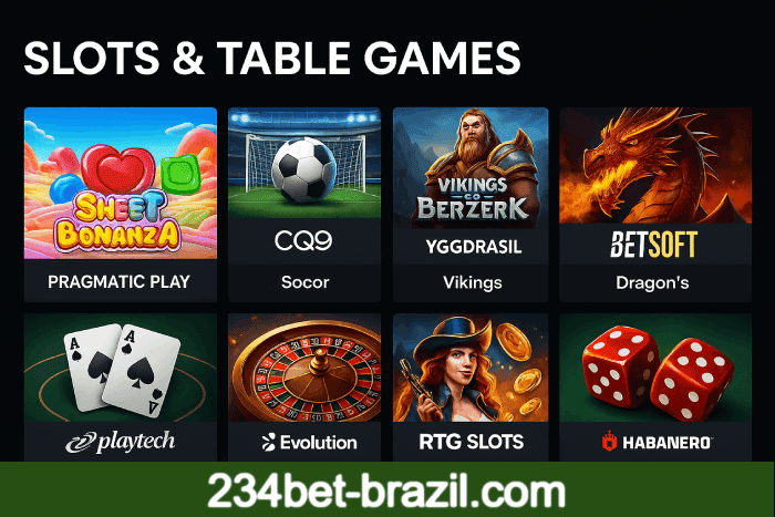 Jogos de caça-níqueis Cassino 234BET online