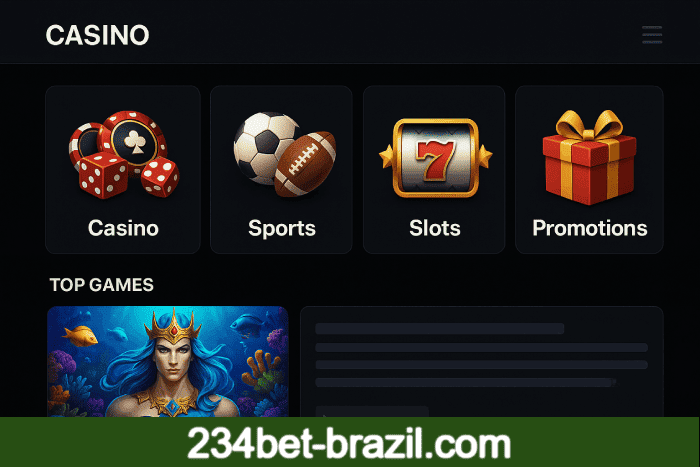 Plataforma Cassino 234BET segura e confiável