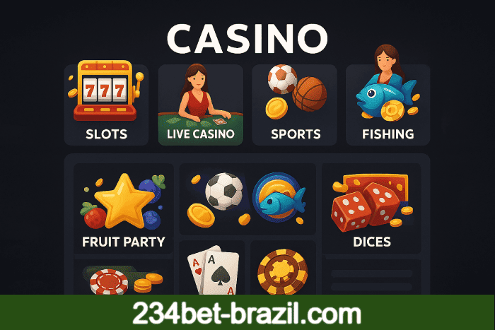 Plataforma online Cassino 234BET com bônus exclusivos